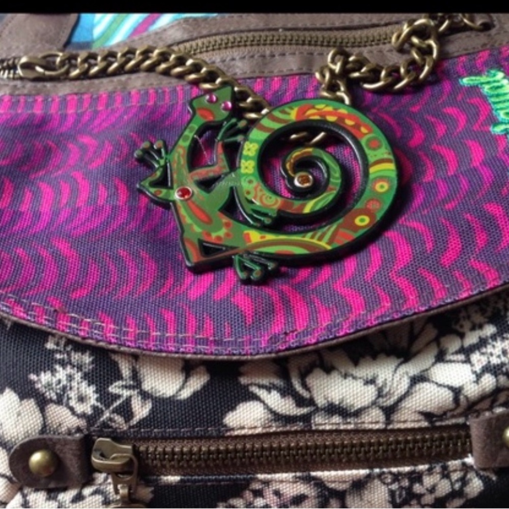 Desigual Multicolor Travel Bag with Brown Accents - Picture 3 of 8